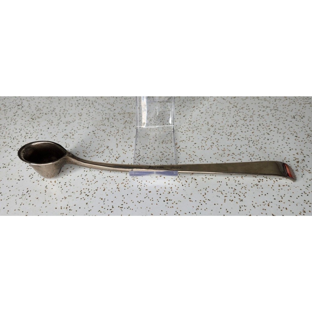Vintage Leonard Silver Plated Candle Snuffer Made in Italy 10"
